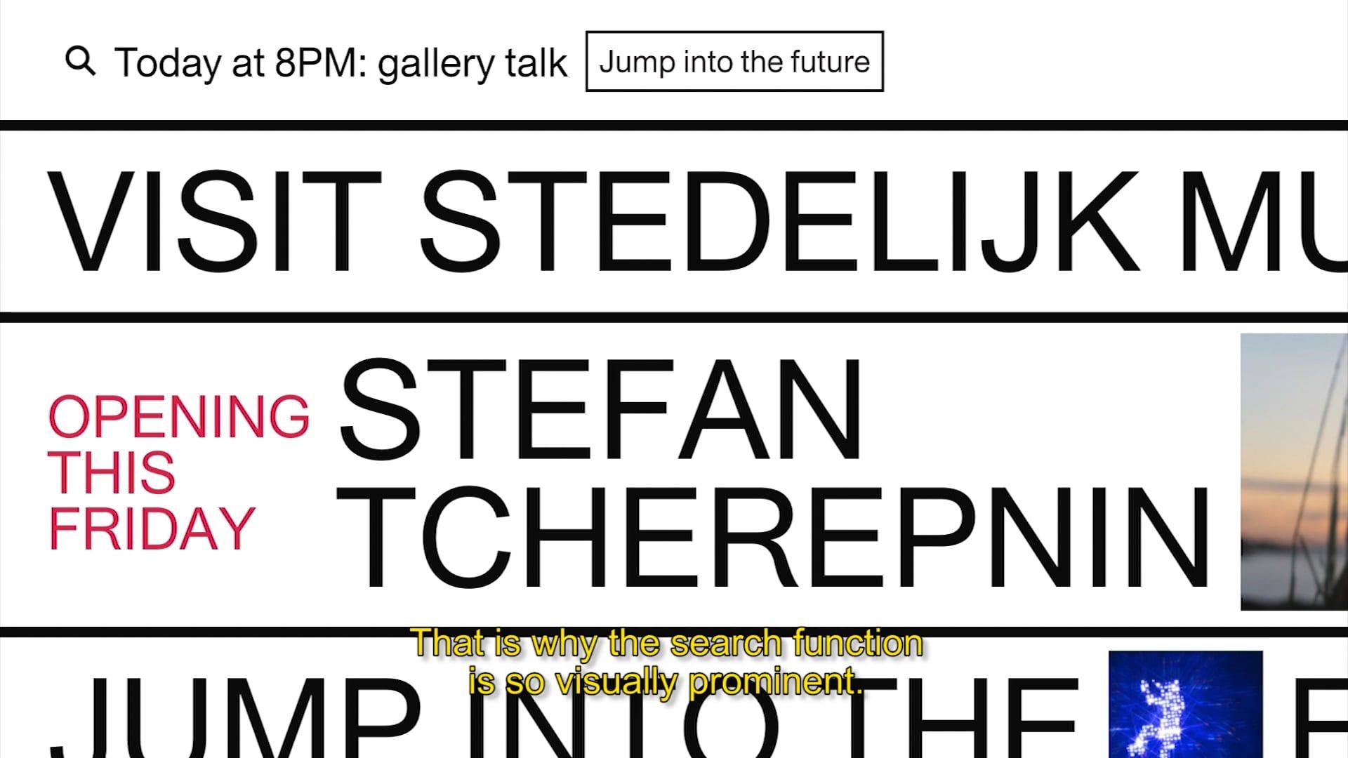 Stedelijk Museum Amsterdam website