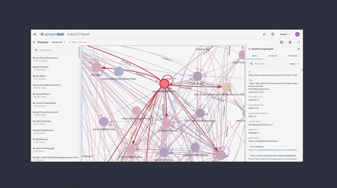 Screenshot van Spinque desk